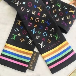 Louis Vuitton Monogram Twilly Scarf